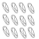 12x Marine Boat 316 Stainless Steel Spring Snap Hook 2 inch - Heavy Duty Quick