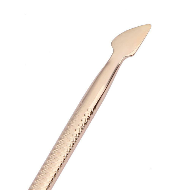 Stainless Steel Cuticle Pusher Dead Skin Remover UV Gel Nail Art Care Tool A