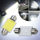 10Pack 36MM Canbus Error Free LED C5W COB 12SMD Festoon Dome Map Light Bulbs