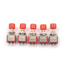 5x 3pin Momentary Red Push Button Toggle Switch PS-102 DS612 1NO 1NC ã€LJ