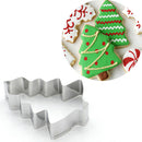 14pcs christmas stainless steel cake cookie cutter mold baking pastry tools JR