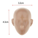 1/6 Scale Plastic Mannequins Head Sculpture Modes for 12inch Action Figures