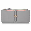 Lovely Leather Long Women Wallet Fashion Girls Change Clasp Purse Money Coi