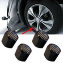 4pcs Subdued American Flag Car Truck Wheel Tire Valve Cap Stem Cover Accessories
