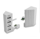 ABS Modern 4 Port USB 2.0 HUB USB Extension Adapter Fit For Xbox One S Console