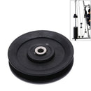 1pc 115mm Black Bearing Pulley Wheel Cable Gym Equipment Part Wearproof ME