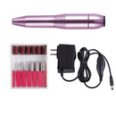 Portable Mini Electric Nail Polishing Machine Manicure Pedicure Kit US Plug