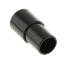 2pcs/set Black Plastic Vacuum Cleaner Adapter Converter Tube Attachment Head
