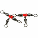 25pcs 3-Way Stainless Steel Fishing Swivels Triple Tool - 36mm F6S6
