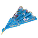 Spanish Floral Oriental Dance Party Wedding Folding Hand Fan Lace - Lake Bl Y9C2