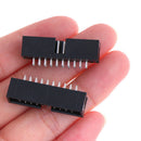 10Pcs Straight Pin 2.54mm Pitch DC3 Male Connector Socket ISP Header Sample  ME