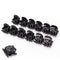 Fashion Women 12pcs Black Plastic Mini Hairpin 6 Claws Girls Hair Clip Clamp NEW