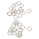 40x S925 Beading Jump Rings Split Metal