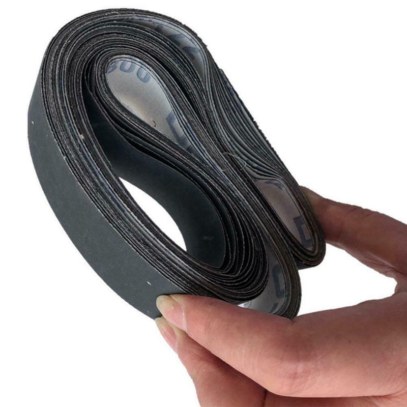 15PCS/SET 25*760MM Sanding Belts 600 800 1000 Grit Aluminum Oxide Belt Sander