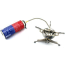 1Set Picnic Camping Stove Split Converter Connector Gas Tank Adapter InCldue Hn