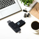 USB Mini Memory Stick 8GB USB 2.0 Memory Flash Drive OTG for Handy PC Black