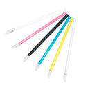 Disposable Lip Brushes with Flocked Tip Applicator, 300 Pcs,6 Colors