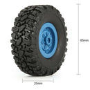 4Pcs Rubber Wheel Rim Tire Tyre for RC 1/16 Climbing Crawler Car WPL B-1/B-