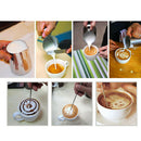 350ml Kitchen Stainless Steel Coffee Frothing Milk Tea Latte Jug with Scale