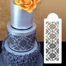 Plastic Cookie Cake Stencil Fondant Tool Decoration for Cake Wedding Flower   OZ