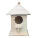 Handcrafted Natural Wood Bird House Nesting Box Bird Hut Crafts For Bird