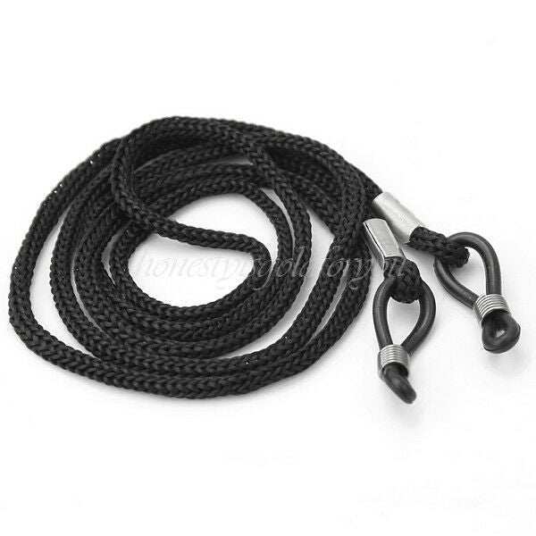Adjustable Eyeglasses Neck Strap Cord Sunglasses String Lanyard Holder Black Hot