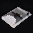 100X Lace Self Adhesive Cookie Candy Package Gift Bags Cellophane Birthday 3C
