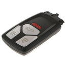 Smart Remote Key Shell Case Fob 4 Button for Audi TT A4 A5 S4 S5 Q7 SQ7 2017