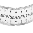 Eyebrow Care Stencil Shaper Ruler Measuring Tool Makeup Reusable black D5Y7