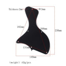 1PC Celluloid Guitar Pickguard Material Scratch Plate Shaped Black