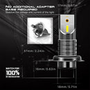 2X 110W 30000LM M7 H7 LED Car Headlight Conversion Globes Canbus Bulb Beam 6 Gw