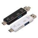 5-in-1 USB 2.0/USB3.0/Type C Card Reader Micro USB OTG Card Adapter