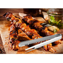 Stainless Steel Utility Kitchen Tongs Salad BBQ Meat Grill Tongs 24cm