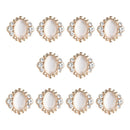 10pcs Flatback Crystal Rhinestone Flat Back Embellishments DIY Buttons 20mm