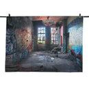 Vinyl Doodle Style Backdrops 7x5ft/210x150cm Old Factory Photography Backgr