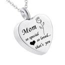 Urn Necklace Cremation Jewelry Ashes Mom So Special So Loved ...that Is You