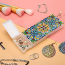 DIY Mandala Special Shaped Diamond Painting 2 Grids Students Pencil Case