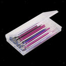 40Pack Heat Erasable Pens Fabric Making Replaceable Pen Refills in Storage Box