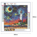 5D DIY Full Drill Diamond Painting Cross Stitch Kit (HG019 Oil Painting)