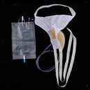 2 Pieces Men Urinal Pee Holder Bag Collector Incontinent Aid 1000ml Bladder