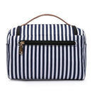 Striped Storage Bag Cosmetic Bag Multi-Function Cosmetic Bag Ladies Handbag