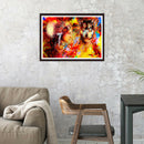 5D DIY Full Drill Diamond Painting Wolf Cross Stitch Embroidery Mosaic Kit