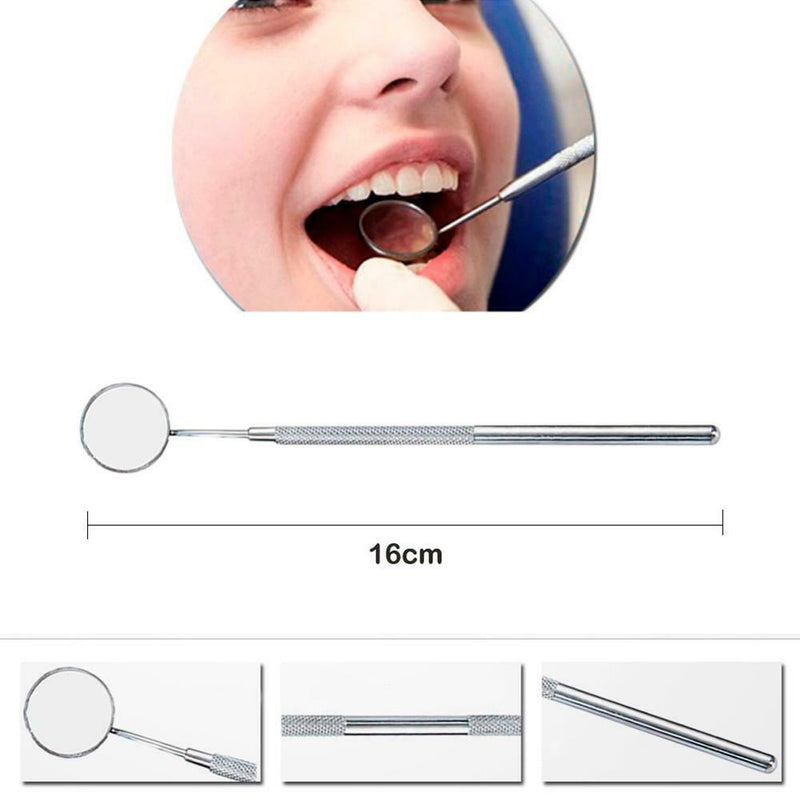 Dental Mirror Stainless Steel Hygiene Tool Mouth Mirror Dentist Instrument