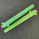 2 Pcs Cactus Love Wooden Straight Ruler Measure Study Drawing Student Stati