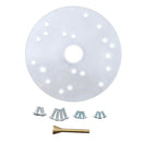 Universal 6.5" Clear Router Table Base Plate for Porter-Cable, Ryobi, Bosch