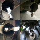 Auto Exhaust Muffler Pipe Whistle Turbo Sound Simulator Whistler Kit Universal M