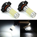 2x PSX24W 2504 144SMD LED Car Tail Turn Reverse Light Bulb Lamps 6000K White