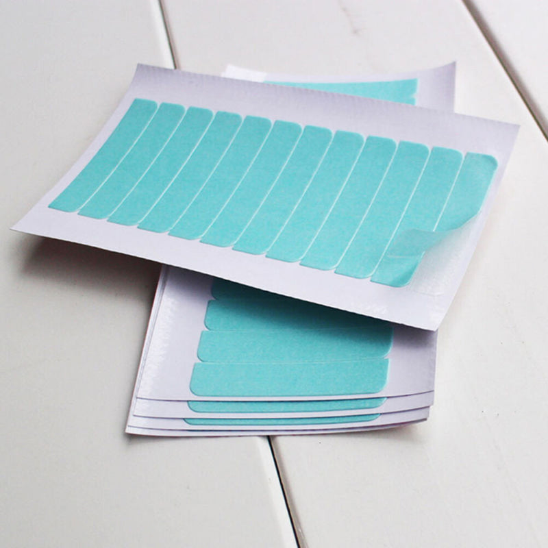 60Pcs Pre-Cut Double Sided Adhesive Super Tape for Skin Weft & Hair ExtensionsSP