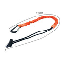 Carabiner Lanyard Retractable Safety Rope Telescopic Elastic Climbing Tool A2R3