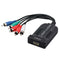 Male YPbPr to Female HDMI Component to HDMI Support 1080P for Laptop DVD